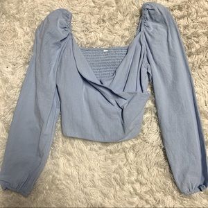 Blue going out shirt